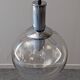 Glass ball pendant light by See Delmas, France circa 1970