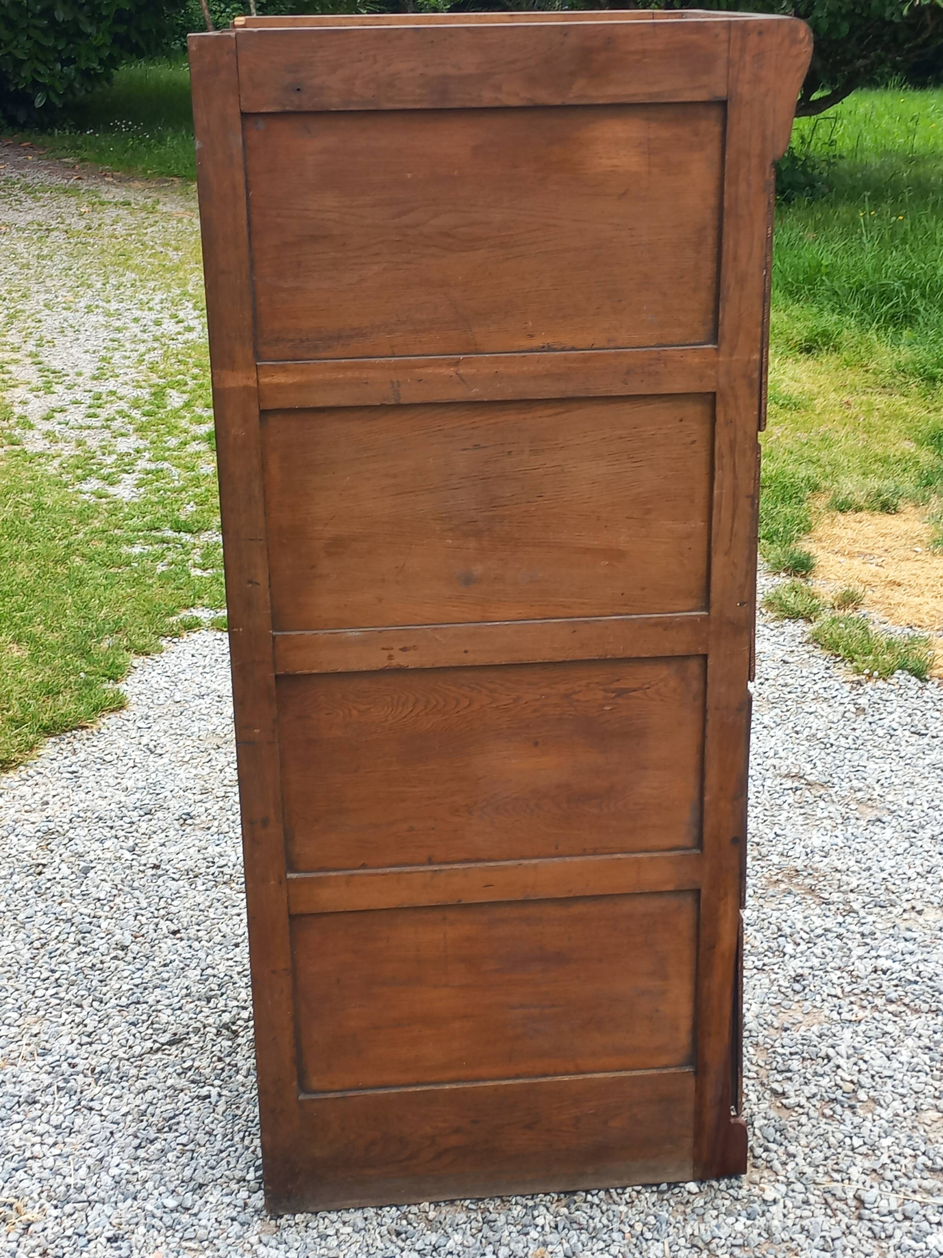 Oak craft cabinet with 5 drawers from the 1930s/1950s