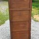 Oak craft cabinet with 5 drawers from the 1930s/1950s