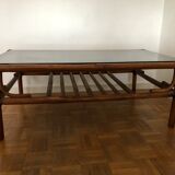 Vintage bamboo coffee table