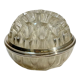 Pique flower in glass and solid silver