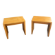 Pair of stools or bedside tables by Charlotte Perriand.
