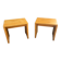 Pair of stools or bedside tables by Charlotte Perriand.