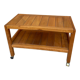 Solid elm side table Maison Regain