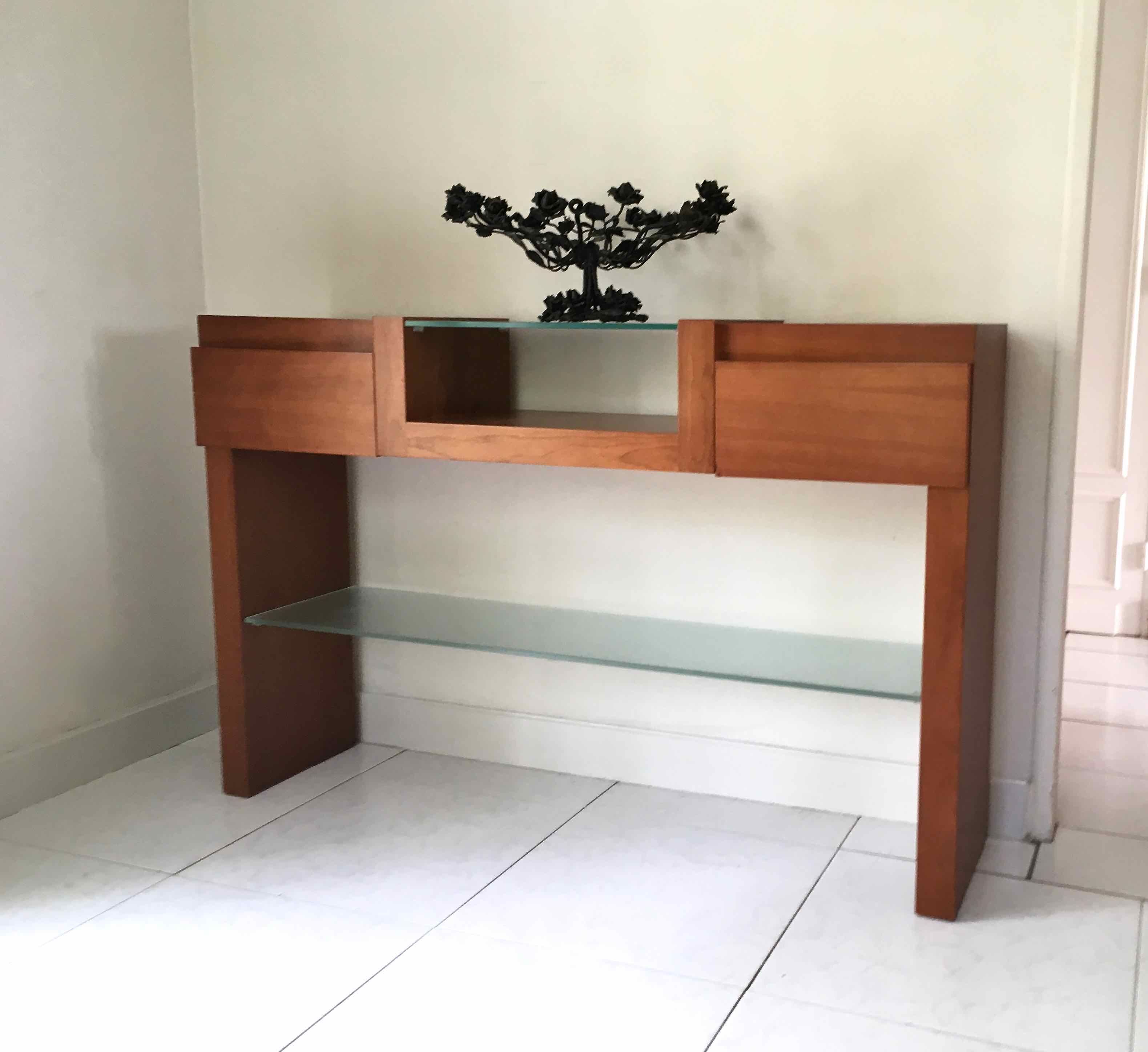 Console design teck Italie 1980