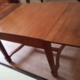 Table en cerisier solide extensible 1920 Italie méridionale