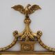 Miroir de style Empire en bois doré du XXe siècle