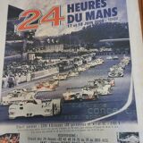 Old canvas poster of the 24h00 of Le Mans 2000 edition le mans