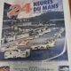Old canvas poster of the 24h00 of Le Mans 2000 edition le mans