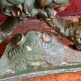 Cast iron coat rack 19th Alfred Corneau Frères Charleville