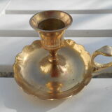 Small brass candlestick