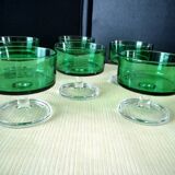 6 Vintage Luminarc Cups Cavalier Model 70s
