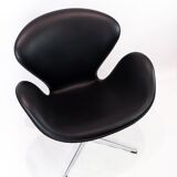A pair of Swan chairs, model 3320, designed by Arne Jacobsen in 1958