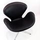 A pair of Swan chairs, model 3320, designed by Arne Jacobsen in 1958