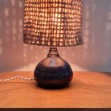 Lampe en grès vernissé 1960