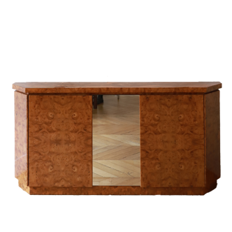 Art Deco sideboard in elm burl