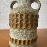 German ceramic vase with handles from the 60s