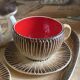 Mushroom-shaped earthenware service by Bruno Dose, vintage 1960s