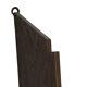 Vintage wooden wall shelve rack bookshelf in oak