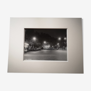 Photograph 18x24cm - Black and white silver print - Paris - Place Pereire - 1950s-1960s