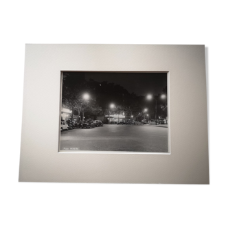 Photograph 18x24cm - Black and white silver print - Paris - Place Pereire - 1950s-1960s