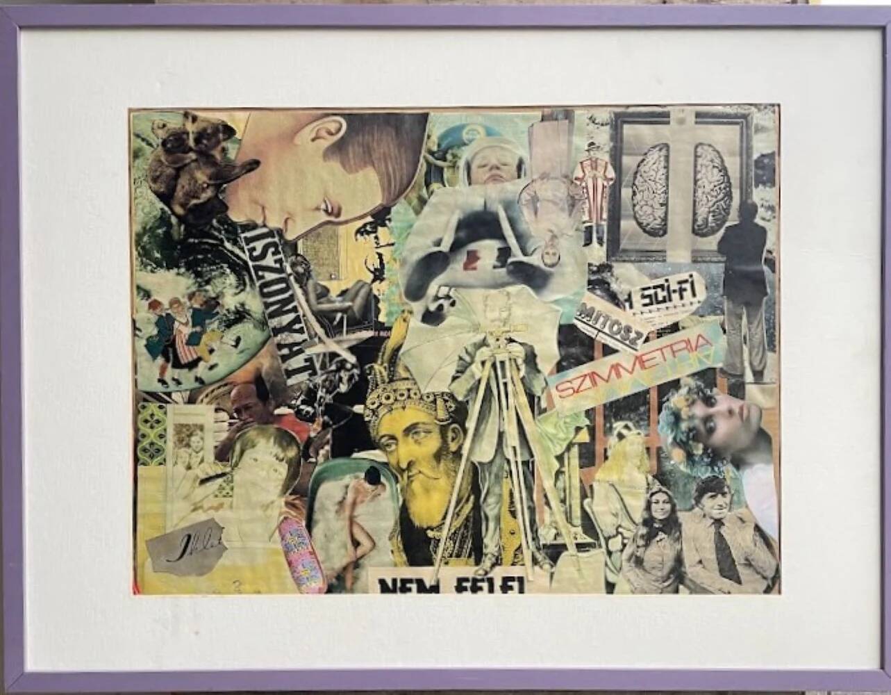 Symmetria Sci-Fi – Mixed collage, Hungary 1970s