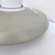 Ceiling lamp opaline glass and metal space age