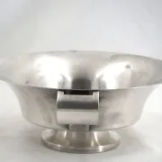 Christofle, Gallia, footed bowl, Art Deco, silver-plated, Fjerdingstad.