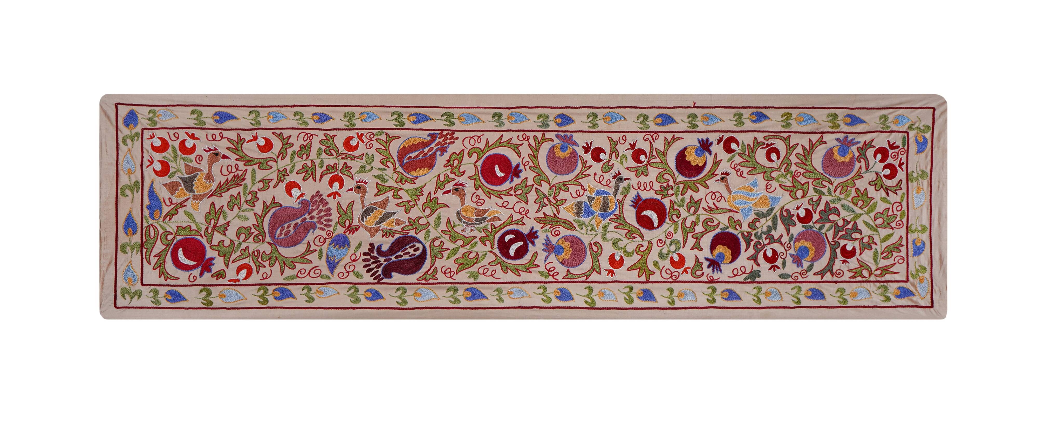 Hand-knotted rug, vintage Turkish rug 52x191 cm