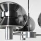 Space Age Pendant Light in Metal