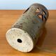 Vintage cylindrical ceramic table lamp