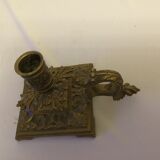 LED cellar candlestick 18- 19th open décor fleur de lys
