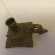 LED cellar candlestick 18- 19th open décor fleur de lys