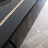 Coffee table in black lacquer 1970