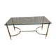 Table 60´ - 70´ low brass and glass