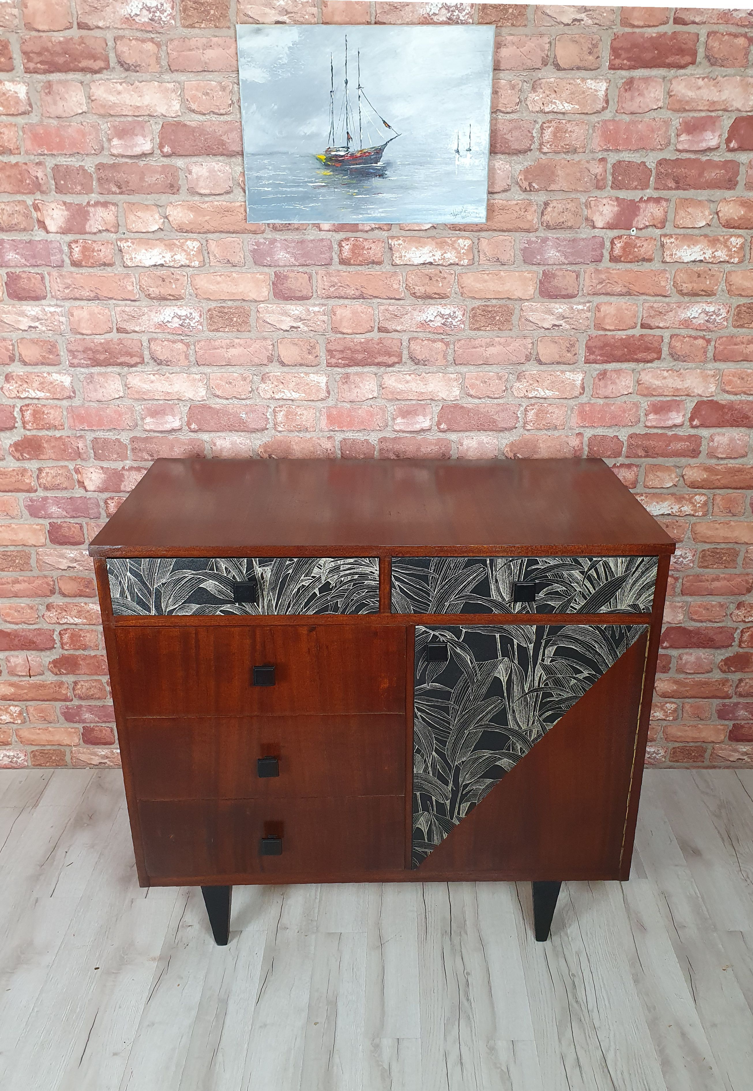 Renovated chest of drawers, Poland, 1970s