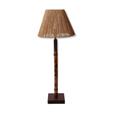Bamboo table lamp, 1970s.