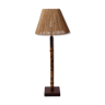 Lampe de table en bambou, années 1970.