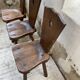 Chaises chêne massif chapo savoyarde art populaire