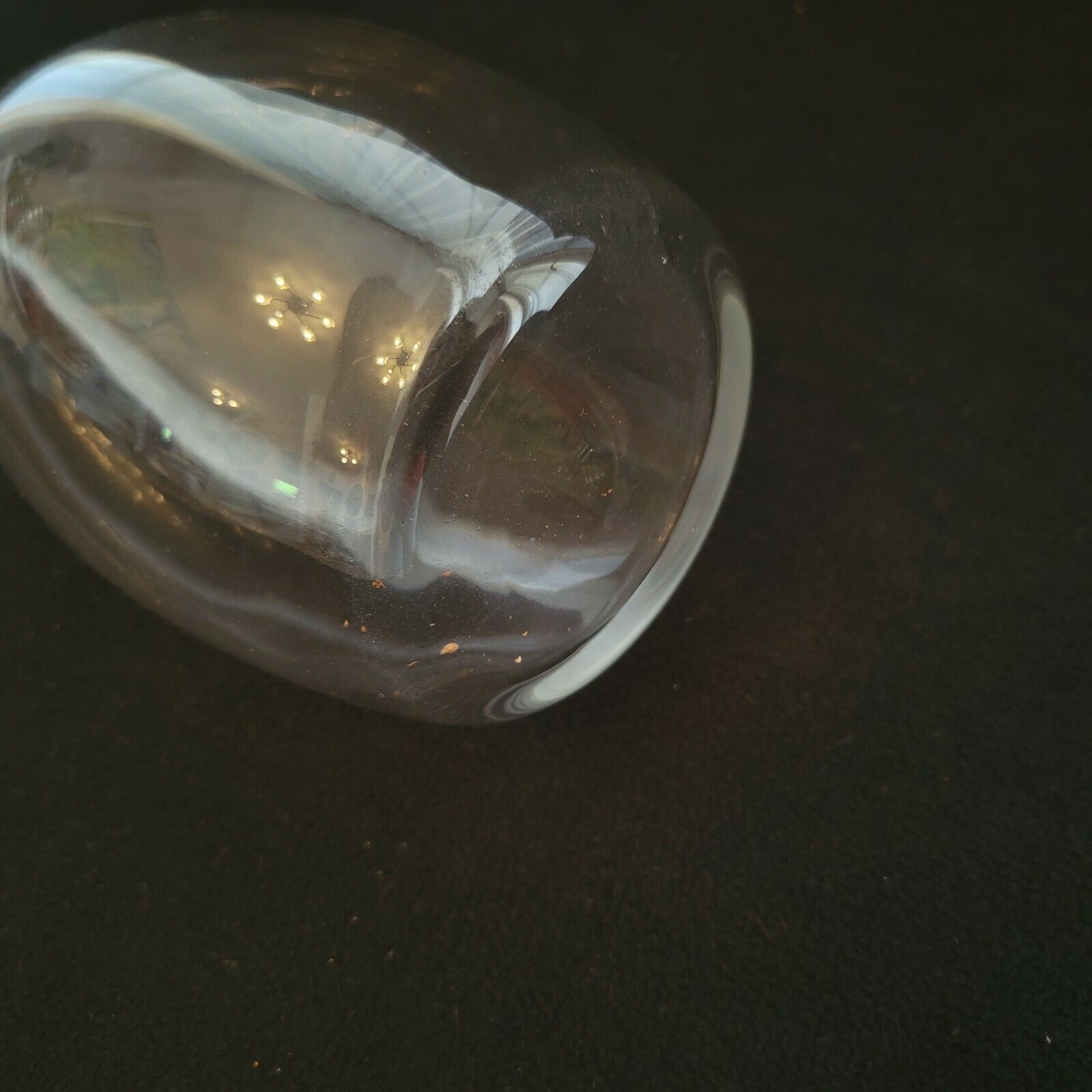 Glass and metal decanter