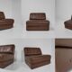 Canapé en cuir modulaire De Sede DS-76