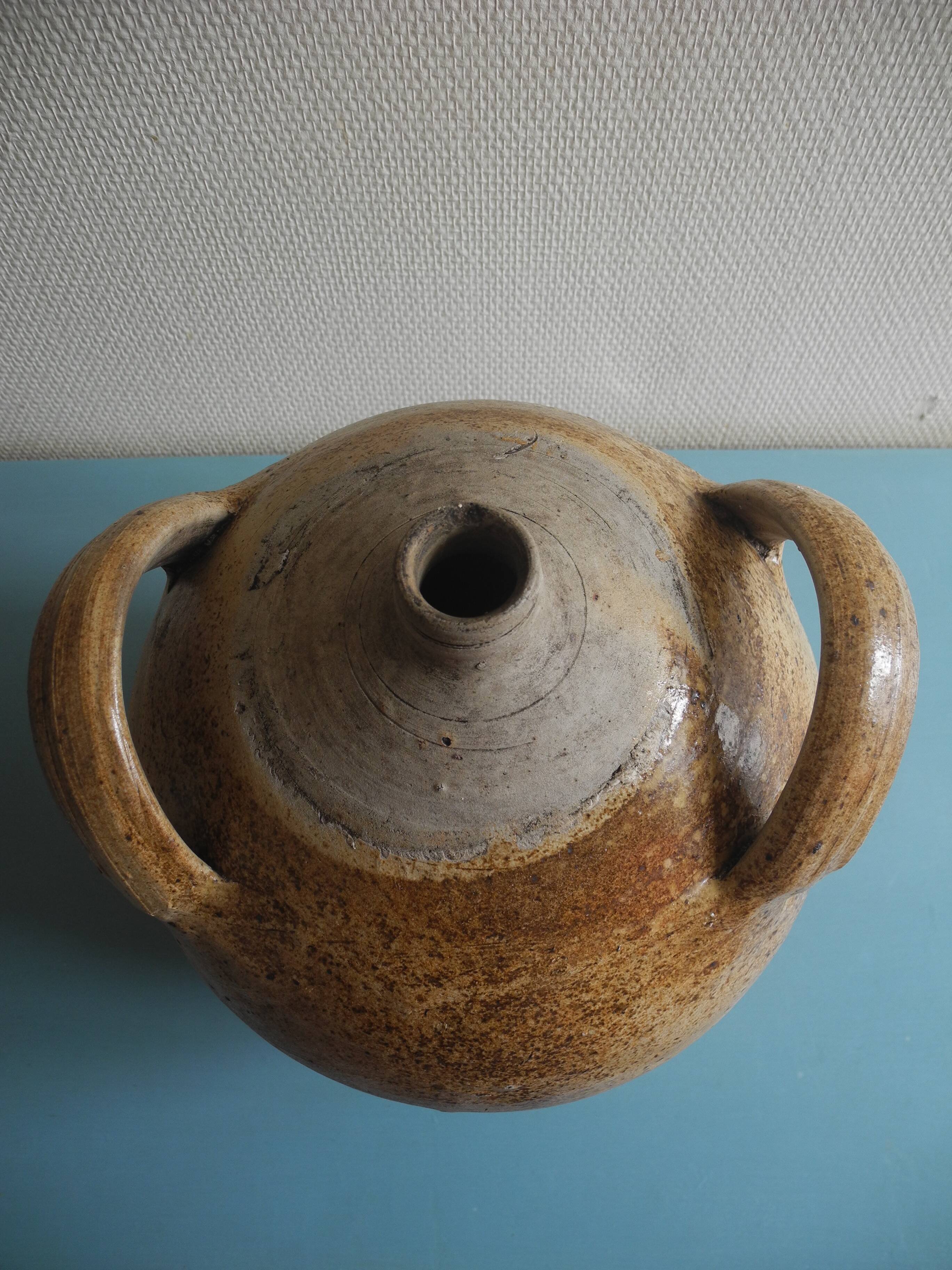 old jar rustic decoration antique toupine French jar