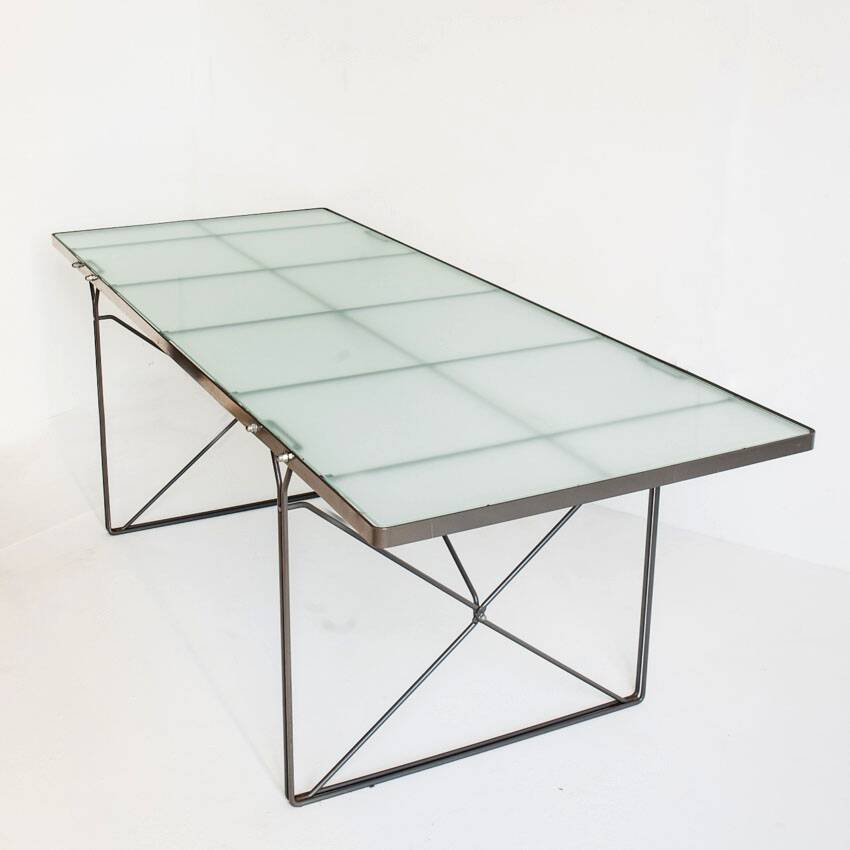 Vintage dining table or desk. moment collection by niels gammelgaard for ikea. 80s-90s.