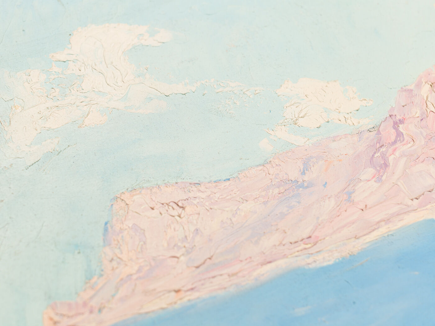 Sea bay, oil on canvas, 78 x 58 cm