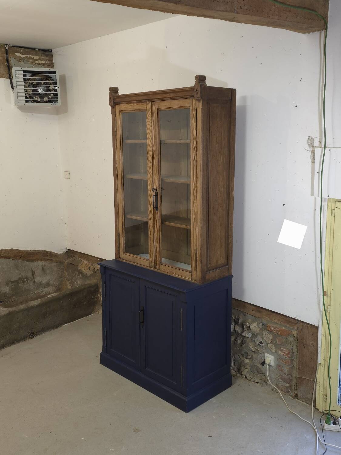 Old pharmacy display case circa 1930