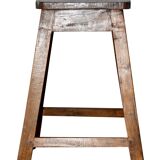 Teak workshop stool