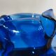 Grand pichet vintage en verre Soufflé - Bleu Cobalt