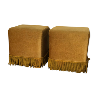 Poufs à franges
