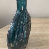 Vase vintage en pâte de verre pressée