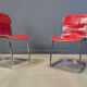 Vintage dining chairs by Cidue, 1970s - set of 6